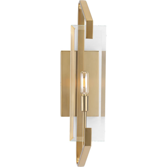 PROGRESS LIGHTING P300108-109 Brushed Bronze Cahill Collection One-Light Bath & Vanity