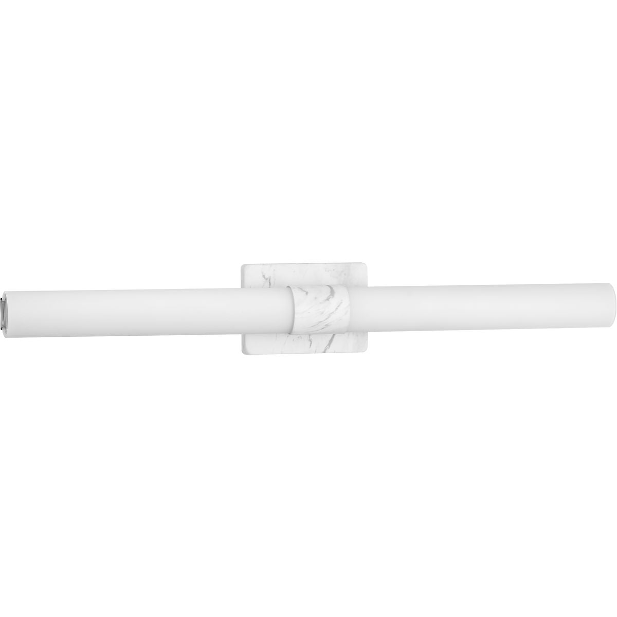 PROGRESS LIGHTING P300151-150-30 Faux White Marble Blanco LED Collection Faux White Marble 32" Linear LED Bath