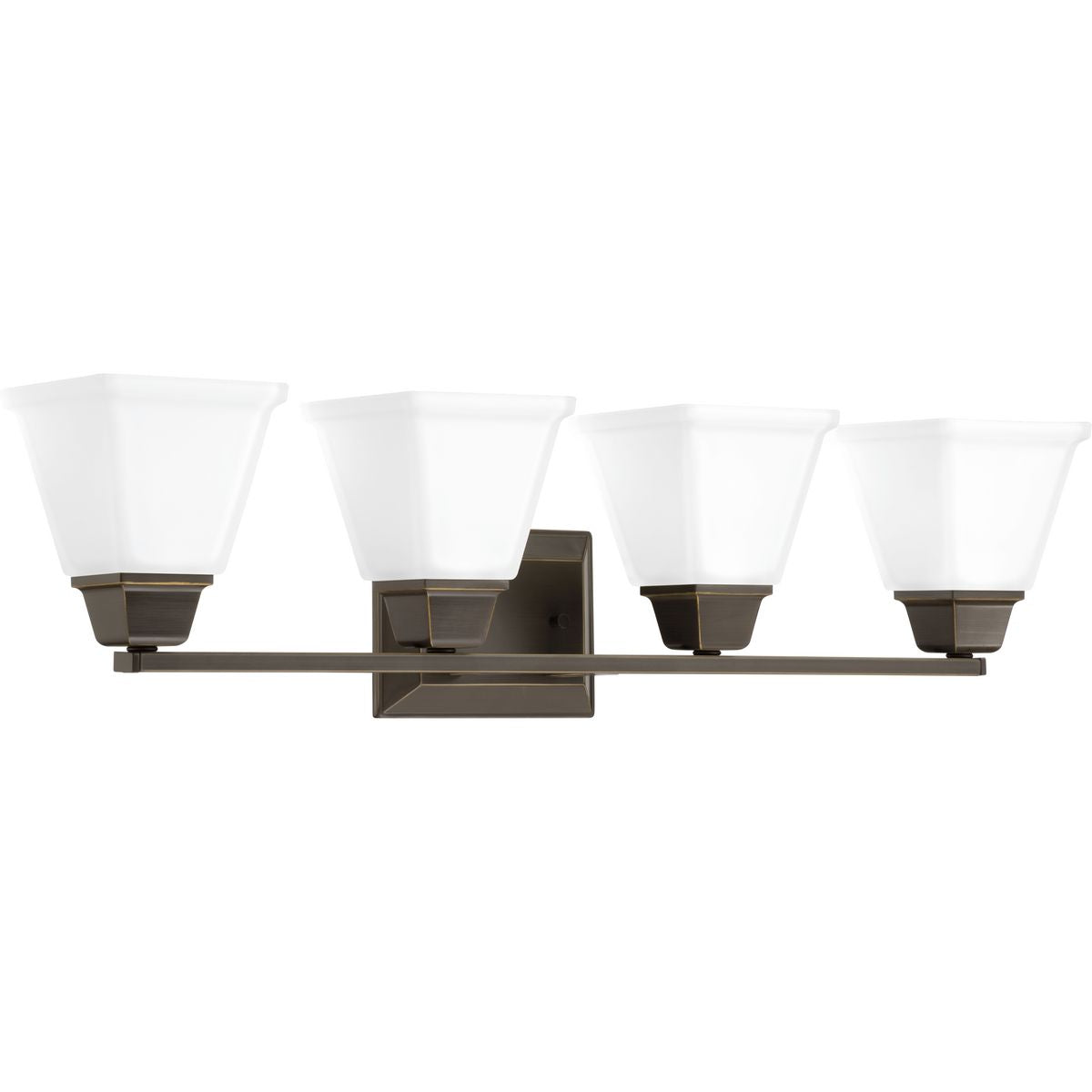 PROGRESS LIGHTING P300161-020 Antique Bronze Clifton Heights Collection Four-Light Bath & Vanity