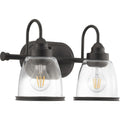 PROGRESS LIGHTING P300179-020 Antique Bronze Saluda Collection Two-Light Bath & Vanity