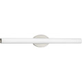 PROGRESS LIGHTING P300184-009-30 Brushed Nickel Parallel LED Collection 32" Linear LED Bath & Vanity