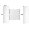 PROGRESS LIGHTING P300186-015-30 Polished Chrome Colonnade LED Collection Two-Light LED Bath & Vanity
