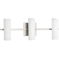 PROGRESS LIGHTING P300187-009-30 Brushed Nickel Colonnade LED Collection Three-Light LED Bath & Vanity