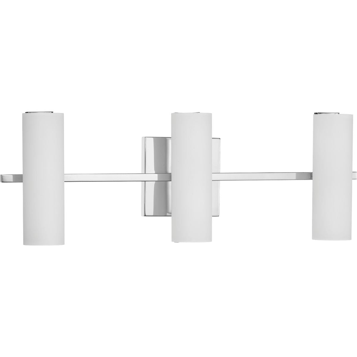 PROGRESS LIGHTING P300187-015-30 Polished Chrome Colonnade LED Collection Three-Light LED Bath & Vanity