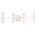 PROGRESS LIGHTING P300188-009-30 Brushed Nickel Colonnade LED Collection Four-Light LED Bath & Vanity