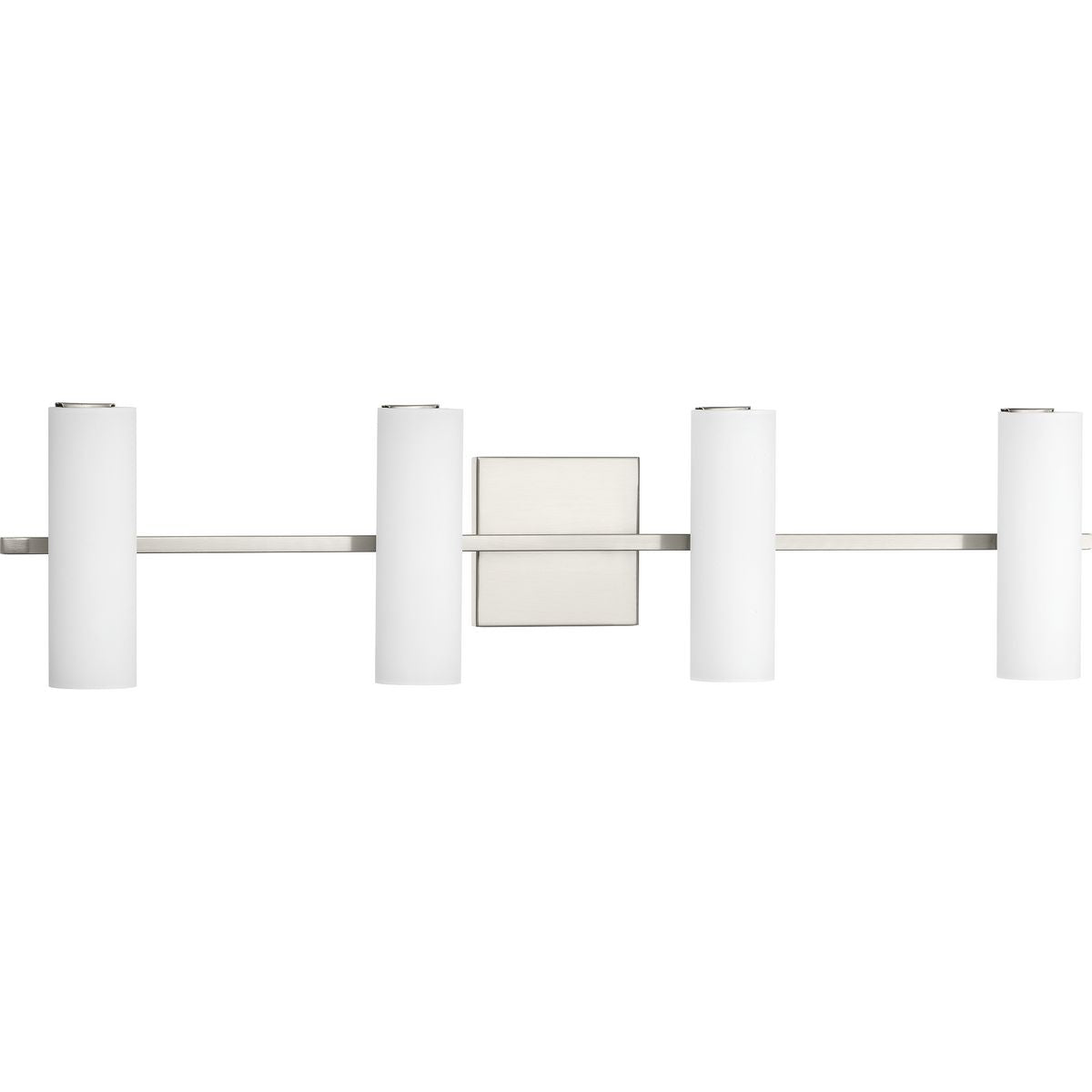 PROGRESS LIGHTING P300188-009-30 Brushed Nickel Colonnade LED Collection Four-Light LED Bath & Vanity