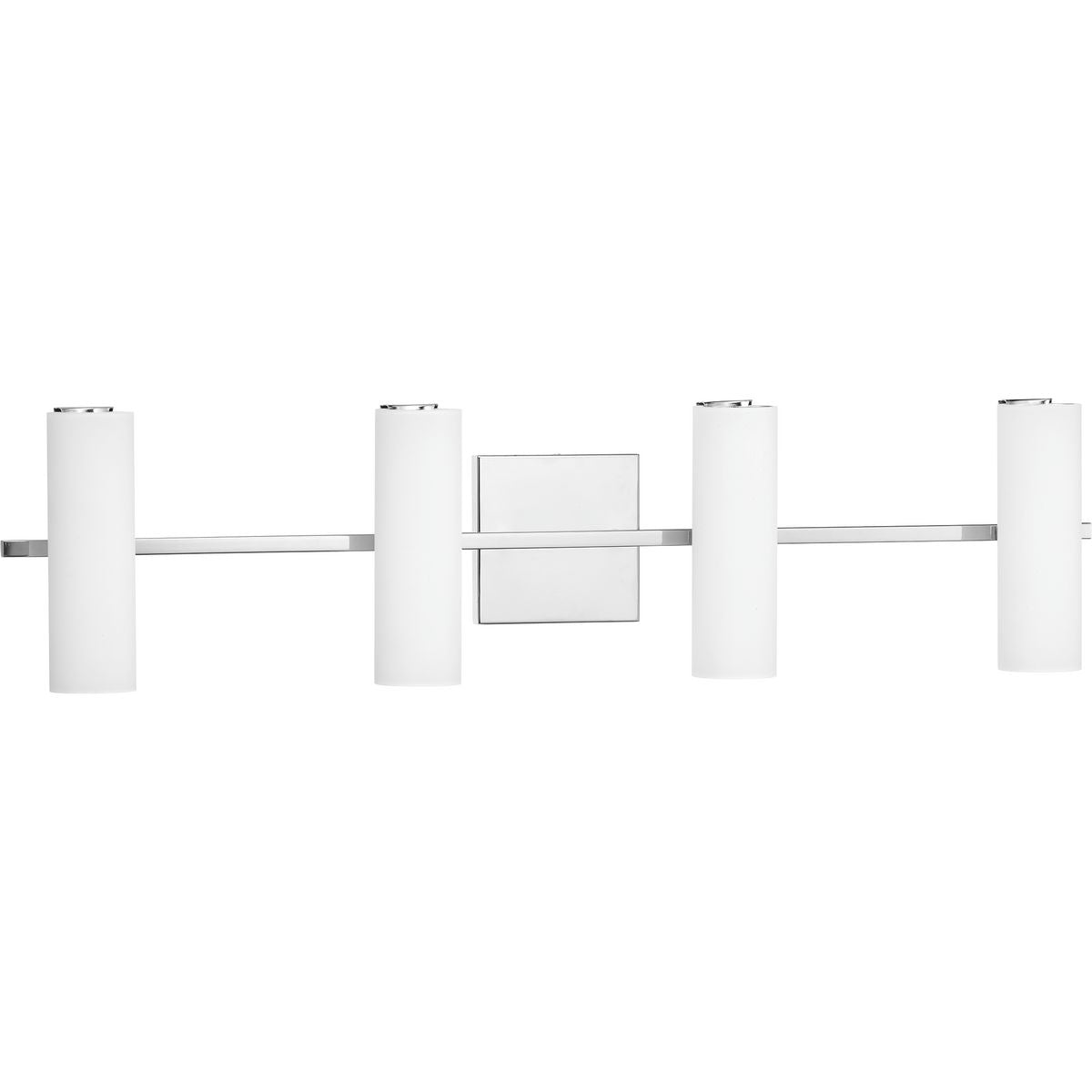 PROGRESS LIGHTING P300188-015-30 Polished Chrome Colonnade LED Collection Four-Light LED Bath & Vanity