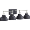 PROGRESS LIGHTING P300203-009 Brushed Nickel Bramlett Collection Four-Light Bath & Vanity