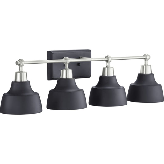 PROGRESS LIGHTING P300203-009 Brushed Nickel Bramlett Collection Four-Light Bath & Vanity