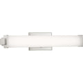 PROGRESS LIGHTING P300208-009-30 Brushed Nickel Phase 2.1 LED Collection 24" LED Linear Bath & Vanity