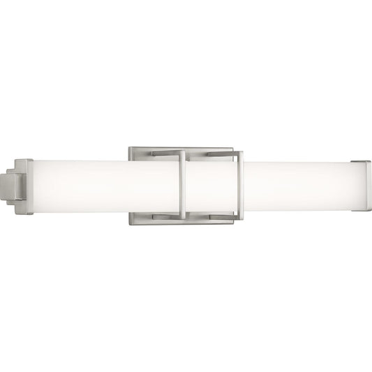 PROGRESS LIGHTING P300211-009-30 Brushed Nickel Phase 2.2 LED Collection 24" LED Linear Bath & Vanity
