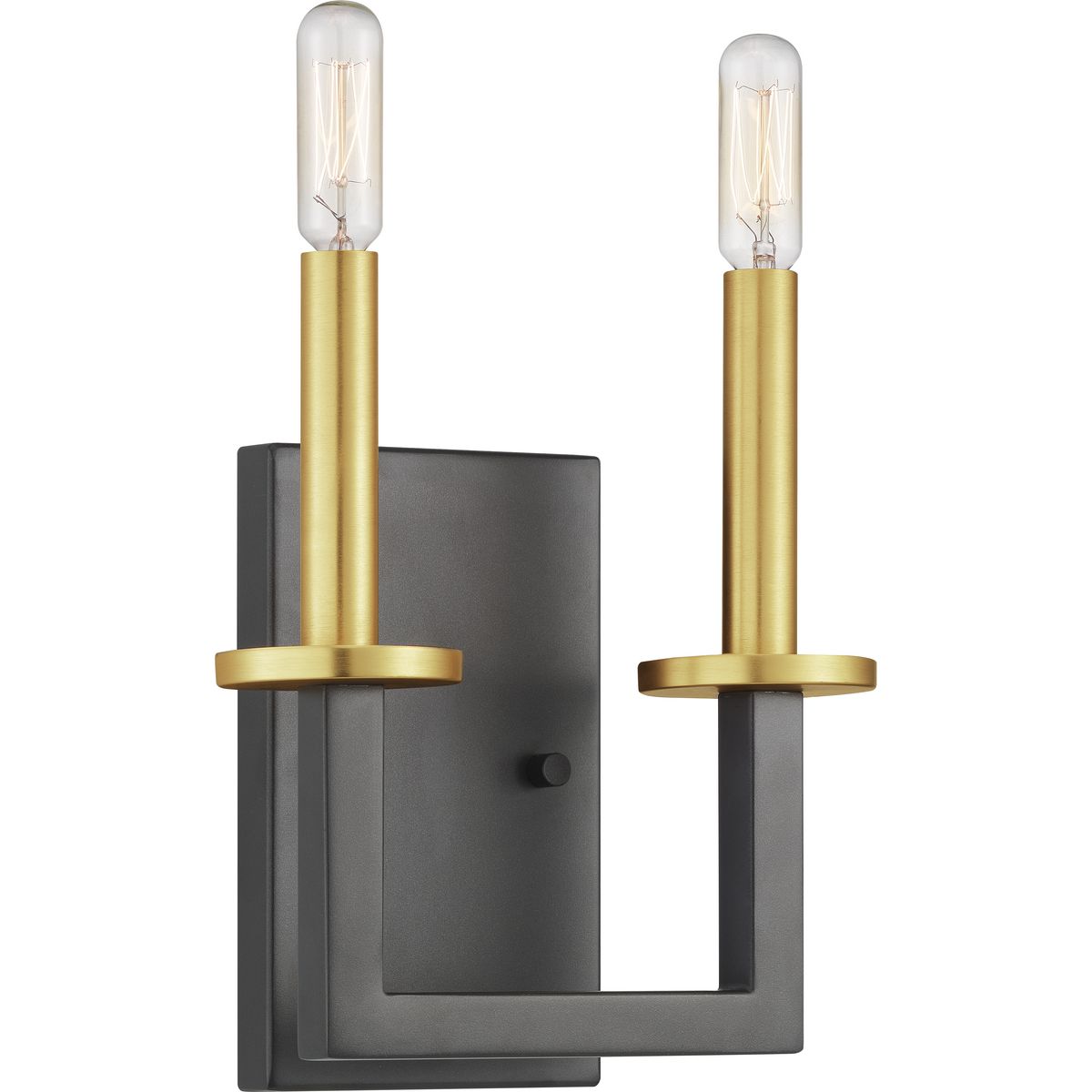 PROGRESS LIGHTING P300214-143 Graphite Blakely Collection Two-Light Wall Bracket