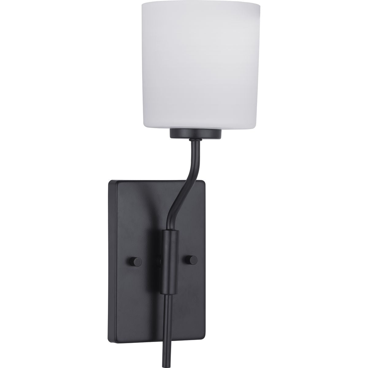 PROGRESS LIGHTING P300222-031 Matte Black Tobin Collection One-Light Wall Bracket
