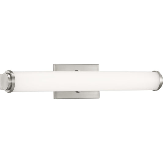PROGRESS LIGHTING P300223-009-30 Brushed Nickel Phase 1.1 LED Collection 24" LED Linear Bath & Vanity