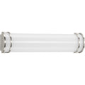 PROGRESS LIGHTING P300243-009-30 Brushed Nickel One-Light Brushed Nickel LED Bath Vanity