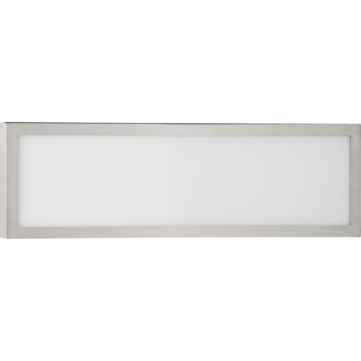 PROGRESS LIGHTING P300304-009-CS Brushed Nickel Everlume LED 16-inch Brushed Nickel Modern Style Bath Vanity Wall or Ceiling Light with Selectable 3000K/4000K Light Color