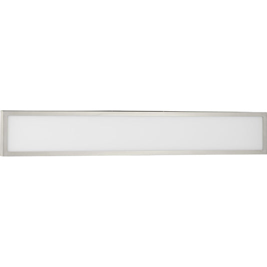 PROGRESS LIGHTING P300305-009-CS Brushed Nickel Everlume LED 24-inch Brushed Nickel Modern Style Bath Vanity Wall or Ceiling Light with Selectable 3000K/4000K Light Color