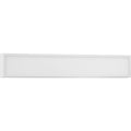 PROGRESS LIGHTING P300306-028-CS Satin White Everlume LED 32-inch Satin White Modern Style Bath Vanity Wall or Ceiling Light with Selectable 3000K/4000K Light Color