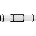 PROGRESS LIGHTING P300332-031-30 Black Grid LED Collection 22-inch Black and White Linen Acrylic Modern Style Bath Vanity Wall Light