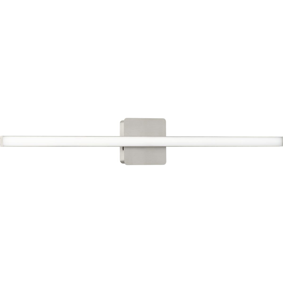 PROGRESS LIGHTING P300405-009-CS Brushed Nickel Phase 4 Collection 32 in. Brushed Nickel Large Modern Integrated 3CCT Integrated LED Linear Vanity Light