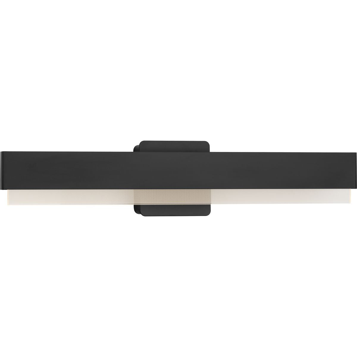 PROGRESS LIGHTING P300406-31M-CS Matte Black Semblance Collection 24 in. Matte Black Medium Modern 3CCT Integrated LED Linear Vanity Light