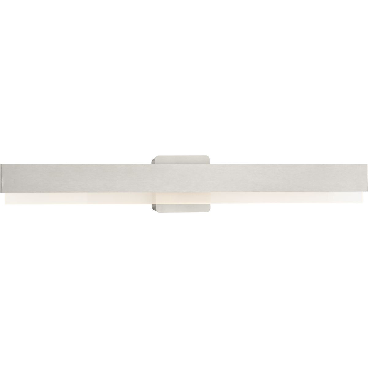 PROGRESS LIGHTING P300407-009-CS Brushed Nickel Semblance Collection 32 in. Brushed Nickel Medium Modern 3CCT Integrated LED Linear Vanity Light
