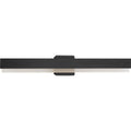 PROGRESS LIGHTING P300407-31M-CS Matte Black Semblance Collection 32 in. Matte Black Medium Modern 3CCT Integrated LED Linear Vanity Light