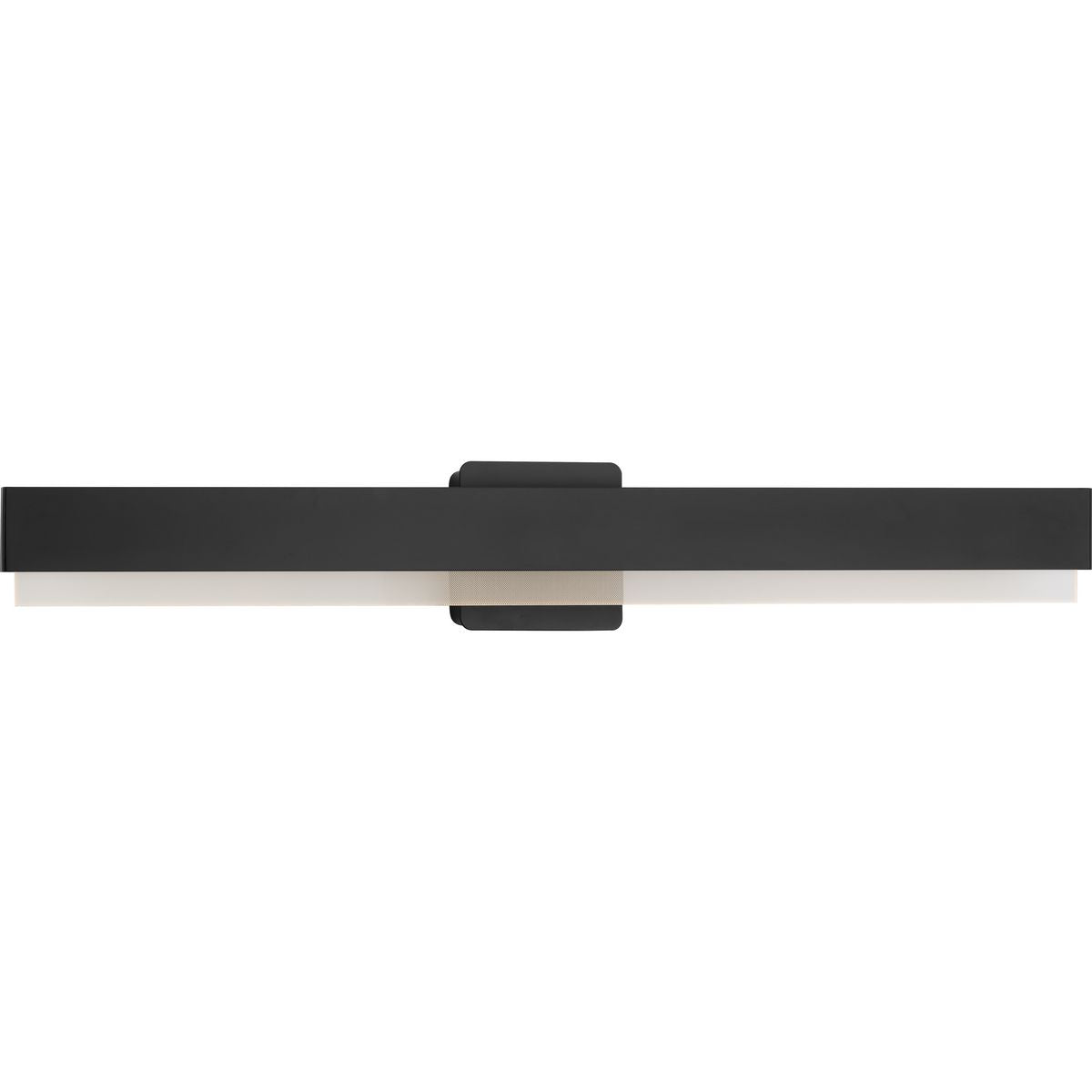 PROGRESS LIGHTING P300407-31M-CS Matte Black Semblance Collection 32 in. Matte Black Medium Modern 3CCT Integrated LED Linear Vanity Light