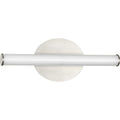 PROGRESS LIGHTING P300410-009-CS Brushed Nickel Phase 3 Collection 16 in. Brushed Nickel Small Modern 3CCT Integrated LED Linear Vanity Light
