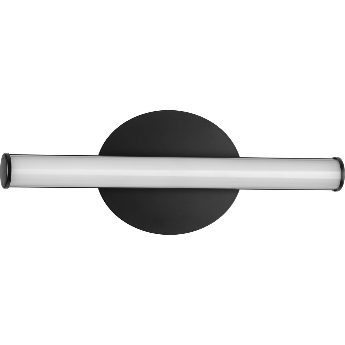 PROGRESS LIGHTING P300410-31M-CS Matte Black Phase 3 Collection 16 in. Matte Black Small Modern 3CCT Integrated LED Linear Vanity Light