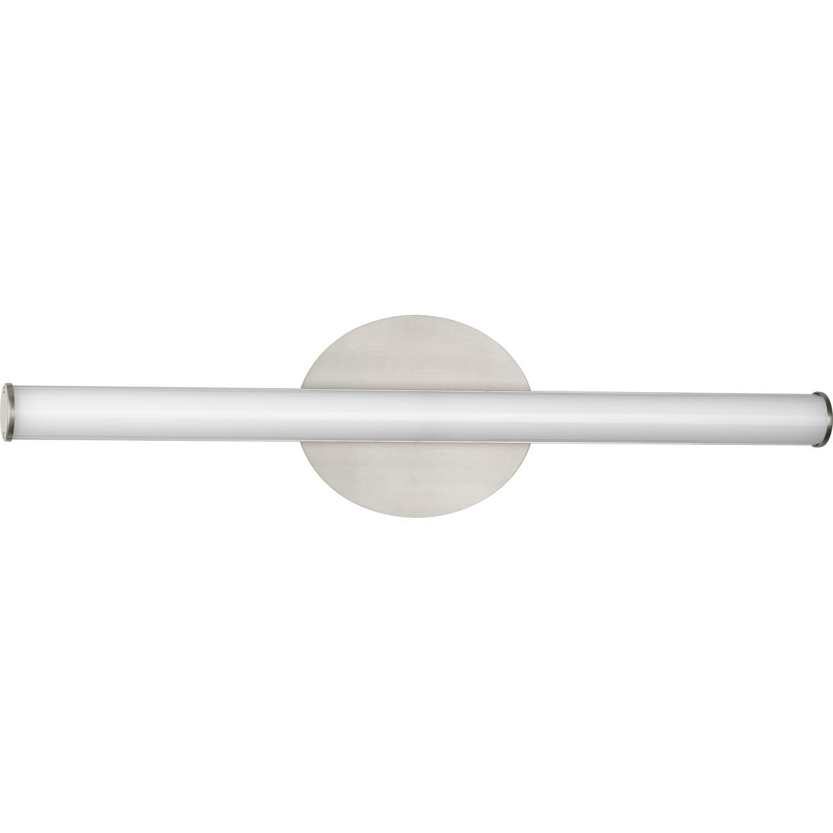 PROGRESS LIGHTING P300411-009-CS Brushed Nickel Phase 3 Collection 24 in. Brushed Nickel Medium Modern 3CCT Integrated LED Linear Vanity Light