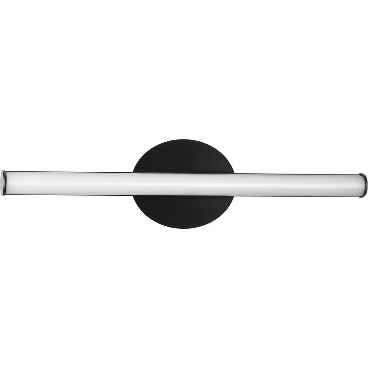 PROGRESS LIGHTING P300411-31M-CS Matte Black Phase 3 Collection 24 in. Matte Black Medium Modern 3CCT Integrated LED Linear Vanity Light