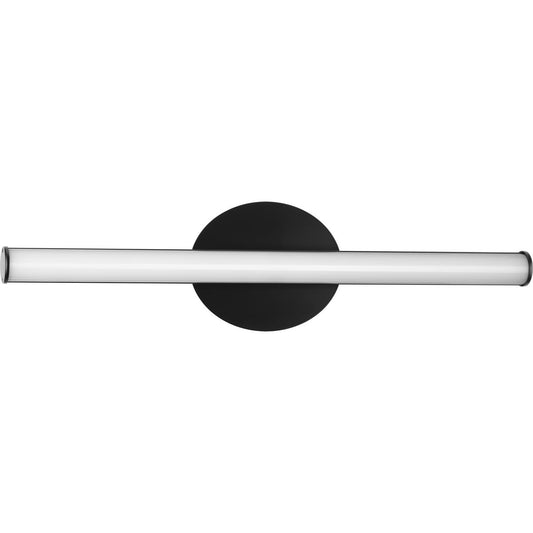 PROGRESS LIGHTING P300411-31M-CS Matte Black Phase 3 Collection 24 in. Matte Black Medium Modern 3CCT Integrated LED Linear Vanity Light