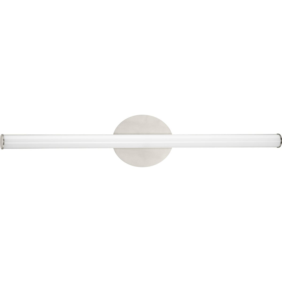 PROGRESS LIGHTING P300412-009-CS Brushed Nickel Phase 3 Collection 32 in. Brushed Nickel Large Modern 3CCT Integrated LED Linear Vanity Light