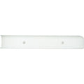 PROGRESS LIGHTING P3110-30 White Channel Glass Collection Four-Light White White Glass Traditional Bath Vanity Light