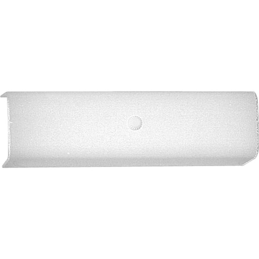 PROGRESS LIGHTING P3111-30 White Channel Glass Collection Two-Light White White Glass Traditional Bath Vanity Light