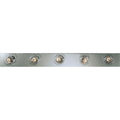 PROGRESS LIGHTING P3116-15 Polished Chrome Broadway Collection Five-Light Polished Chrome Traditional Bath Vanity Light