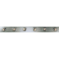 PROGRESS LIGHTING P3117-15 Polished Chrome Broadway Collection Six-Light Polished Chrome Traditional Bath Vanity Light