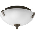 PROGRESS LIGHTING P3290-20 Antique Bronze Wisten Collection Two-Light 14" Close-to-Ceiling