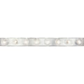 PROGRESS LIGHTING P3300-15 Polished Chrome Broadway Collection Eight-Light Polished Chrome Traditional Bath Vanity Light