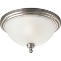 PROGRESS LIGHTING P3312-09 Brushed Nickel Madison Collection Two-Light 15-3/4" Close-to-Ceiling