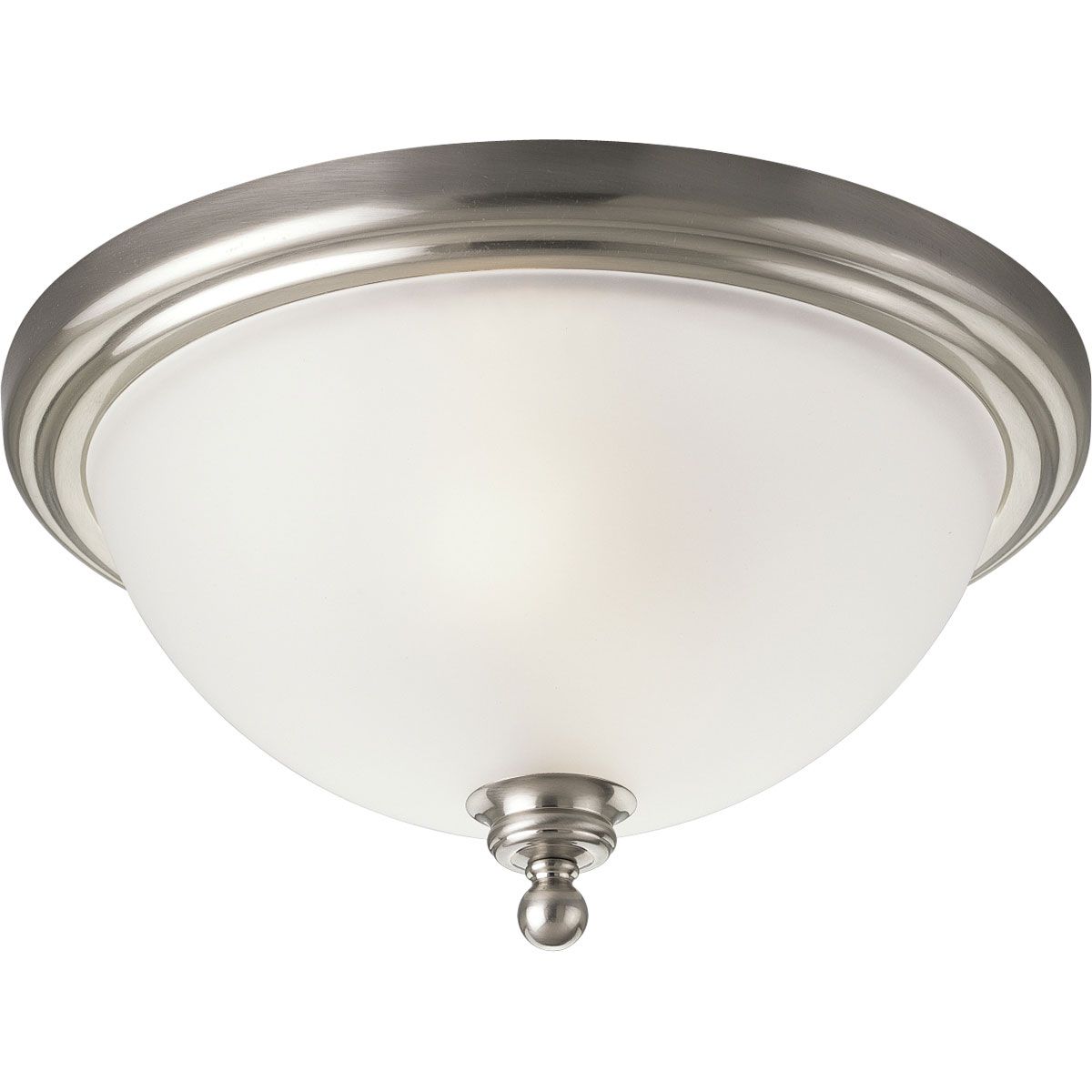 PROGRESS LIGHTING P3312-09 Brushed Nickel Madison Collection Two-Light 15-3/4" Close-to-Ceiling