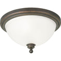 PROGRESS LIGHTING P3312-20 Antique Bronze Madison Collection Two-Light 15-3/4" Close-to-Ceiling
