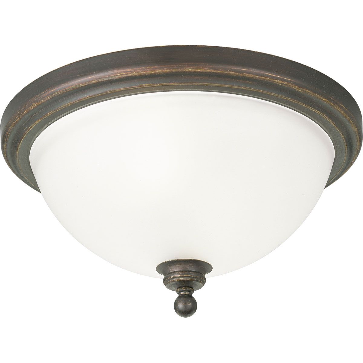 PROGRESS LIGHTING P3312-20 Antique Bronze Madison Collection Two-Light 15-3/4" Close-to-Ceiling