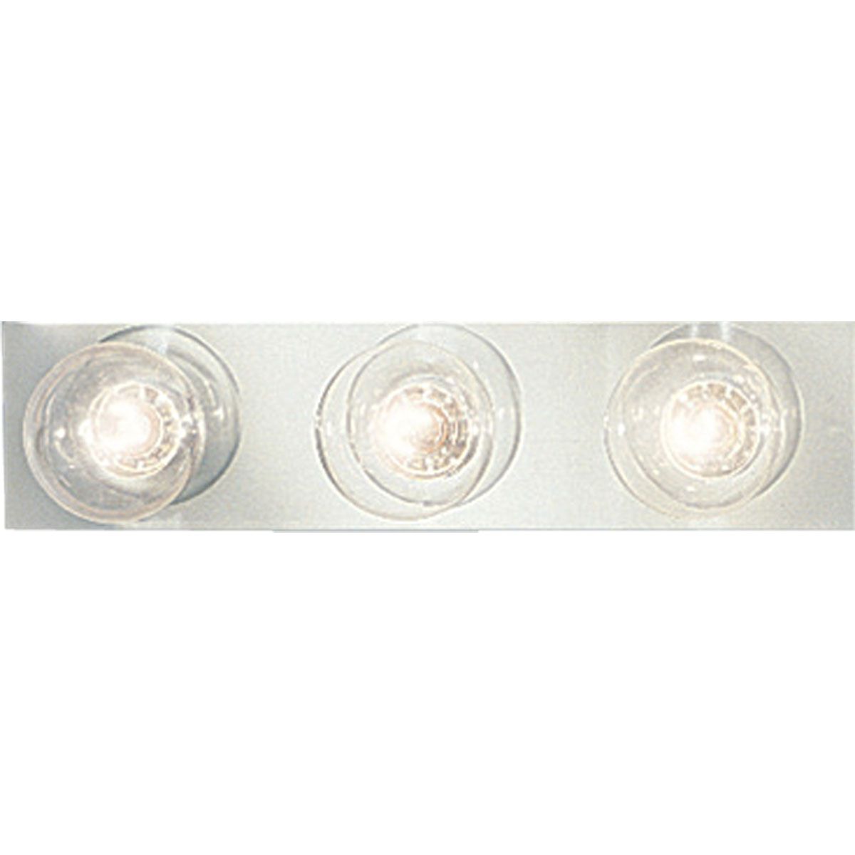 PROGRESS LIGHTING P3333-15 Polished Chrome Broadway Collection Three-Light Polished Chrome Traditional Bath Vanity Light