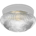 PROGRESS LIGHTING P3405-30 White One-Light 7-1/2" Close-to-Ceiling