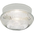 PROGRESS LIGHTING P3406-30 White Two-Light 9-1/2" Close-to-Ceiling