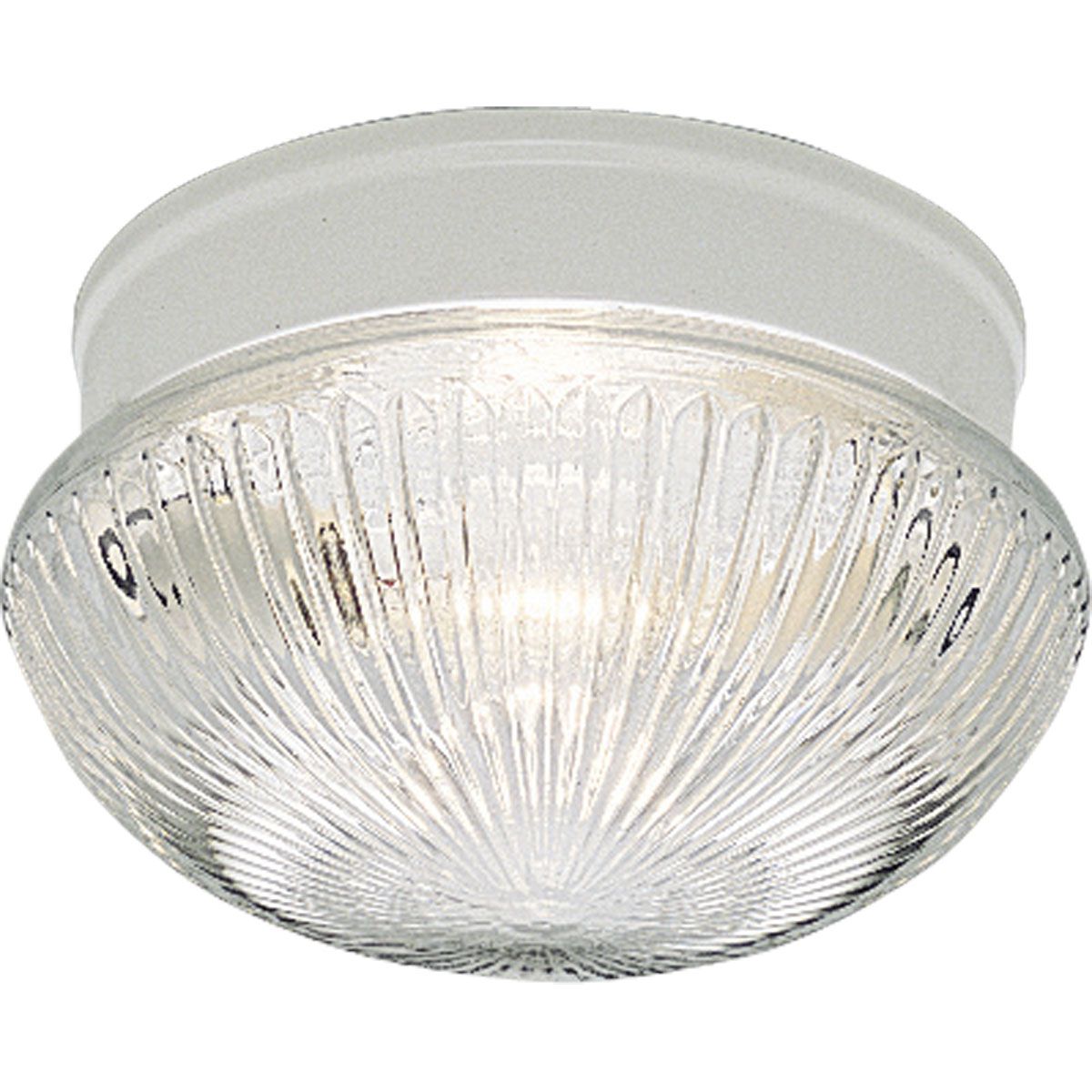 PROGRESS LIGHTING P3406-30 White Two-Light 9-1/2" Close-to-Ceiling