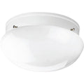 PROGRESS LIGHTING P3410-30 White Two-Light 9-1/2" Close-to-Ceiling