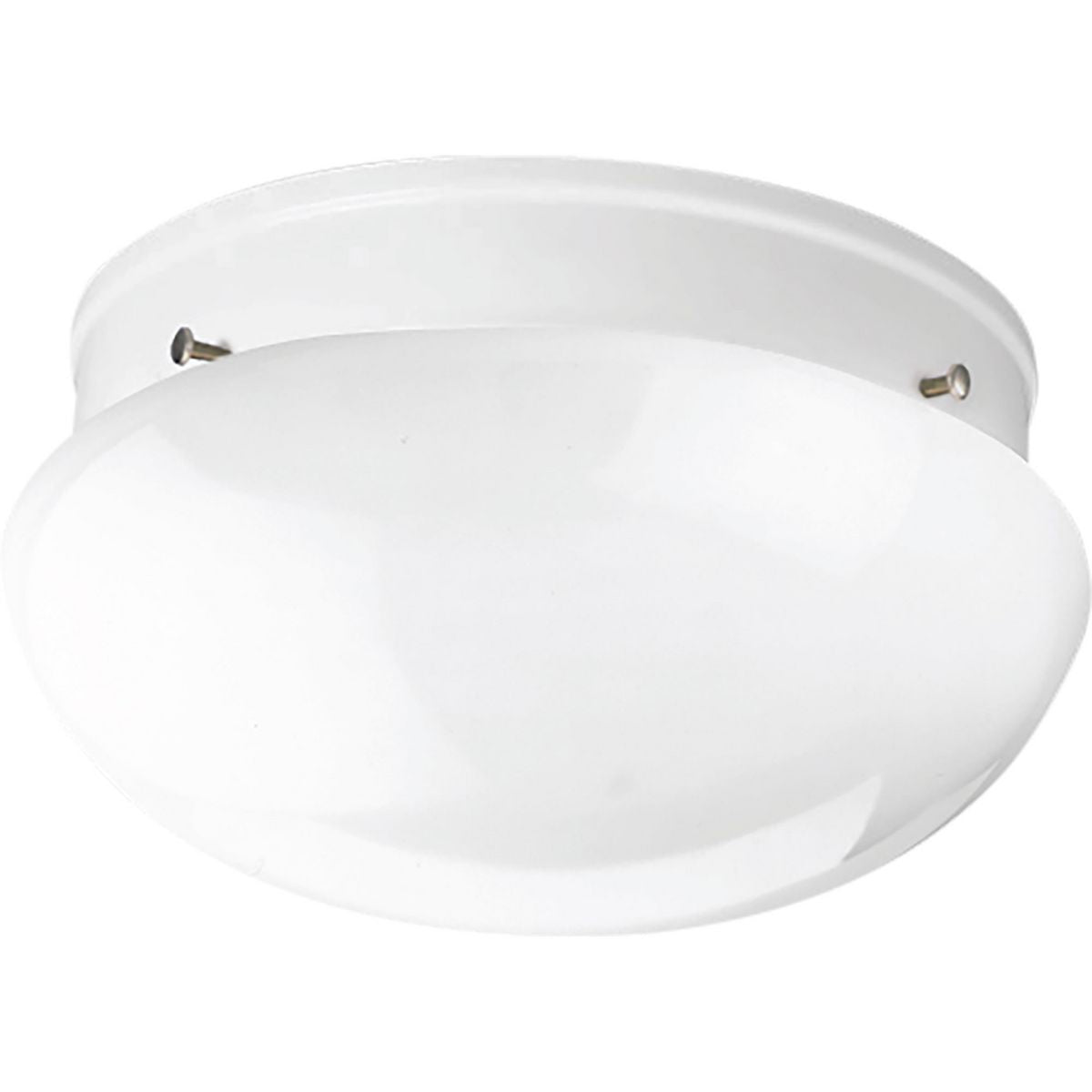 PROGRESS LIGHTING P3410-30 White Two-Light 9-1/2" Close-to-Ceiling